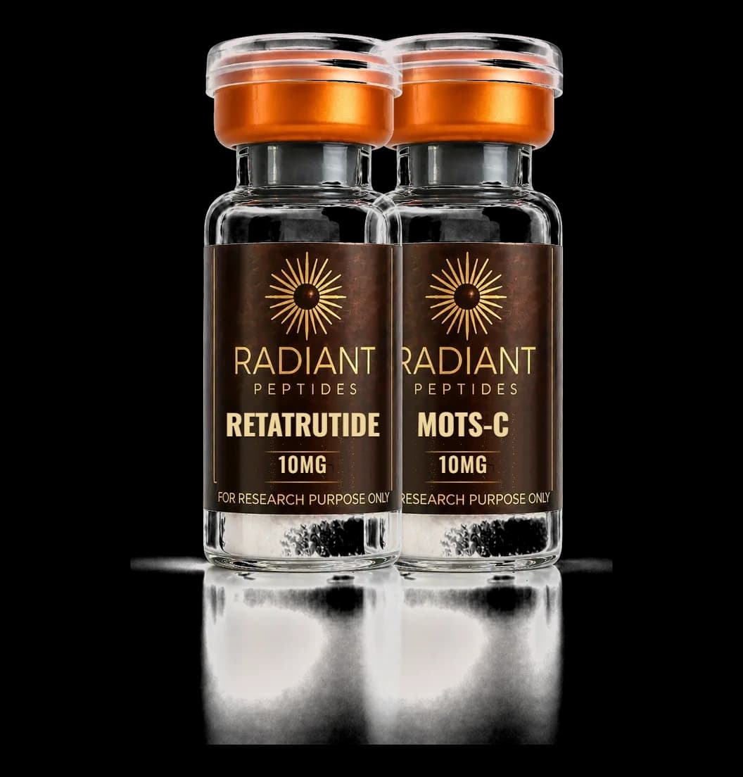 Research Bundle Retatrutide en MOTS-c, Radiant Peptides