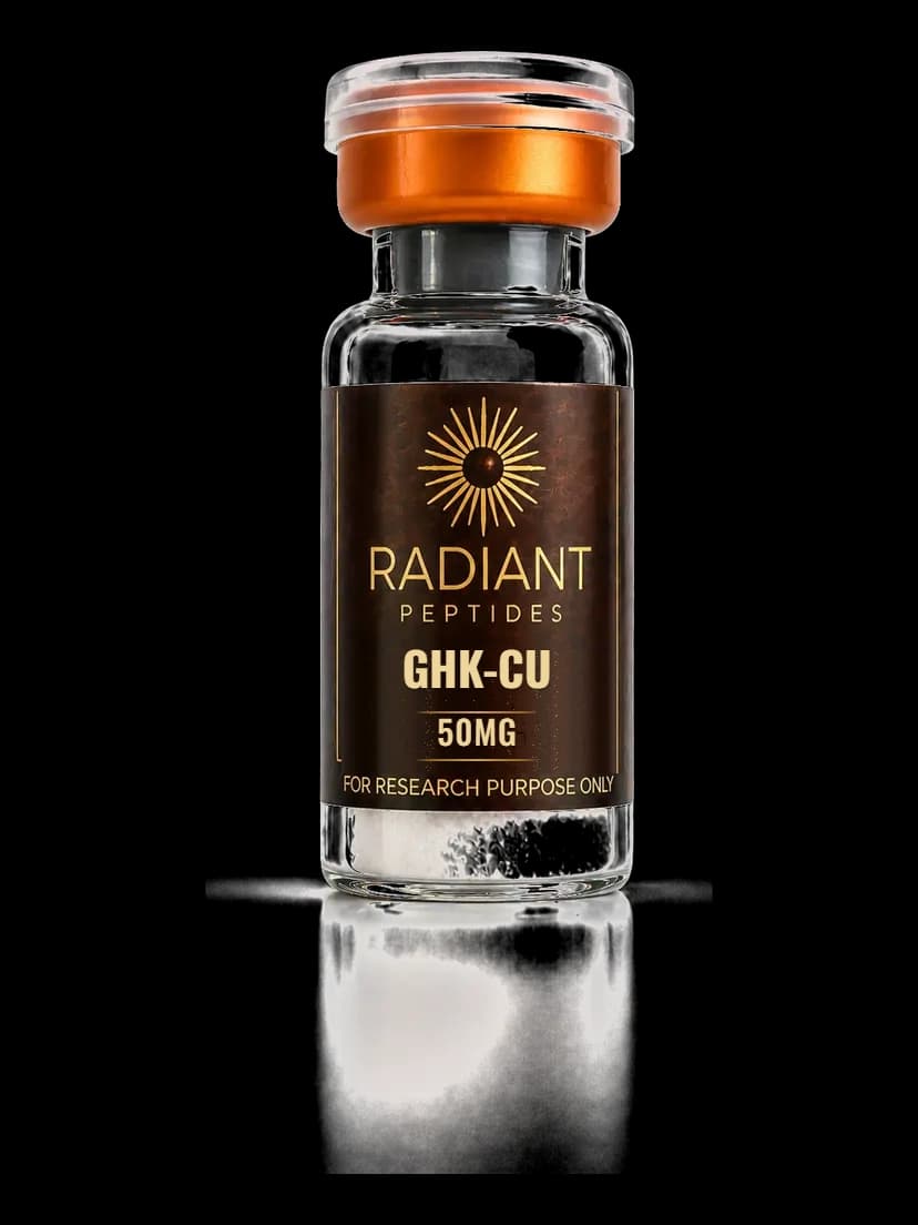 GHK-Cu vial van Radiant Peptides