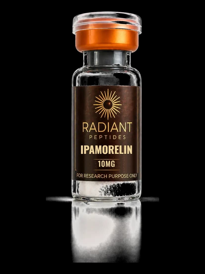 Ipamorelin vial van Radiant Peptides