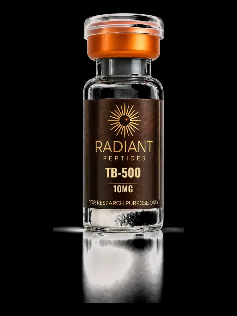 TB-500 vial van Radiant Peptides